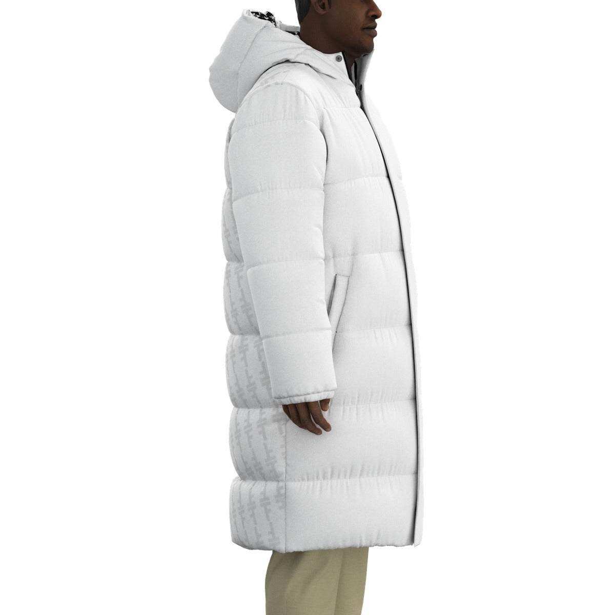 TODDFRE$H WHITE LONG PUFFER