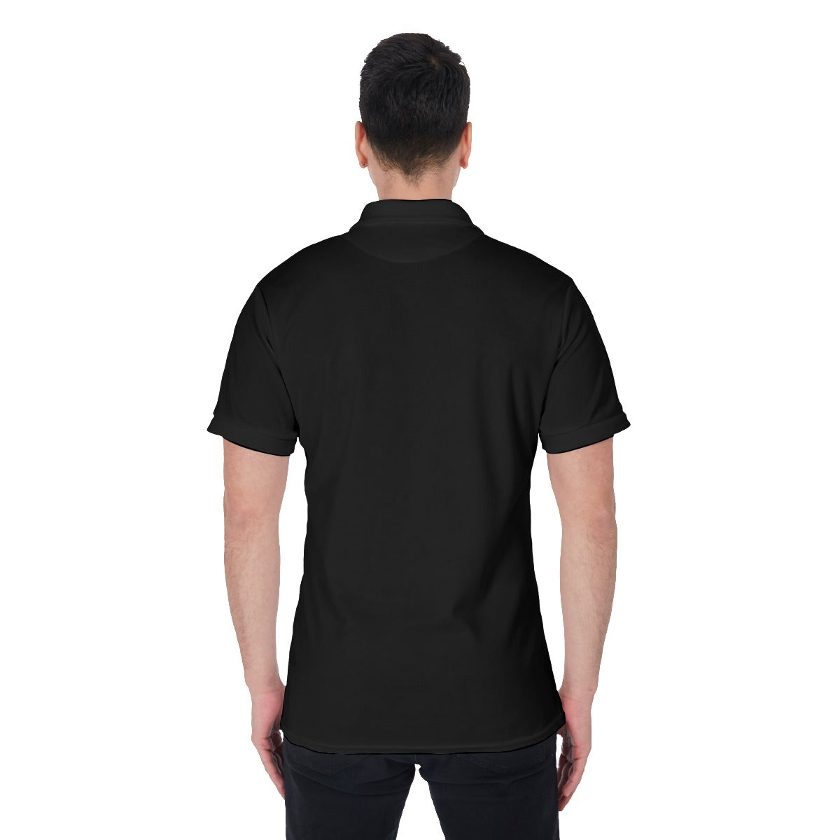 TODDFRE$H Men's Polo Shirt BLACK