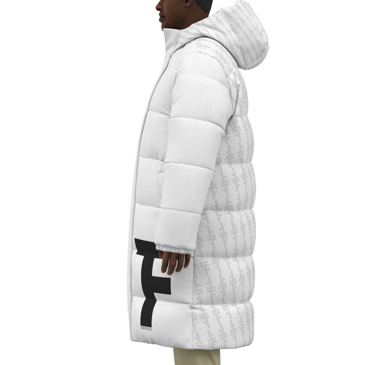 TODDFRE$H WHITE LONG PUFFER