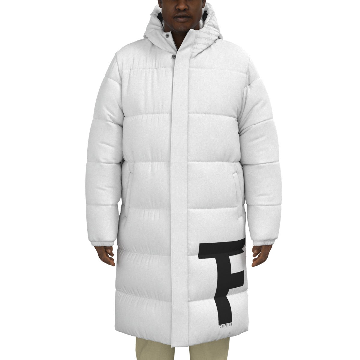 TODDFRE$H WHITE LONG PUFFER