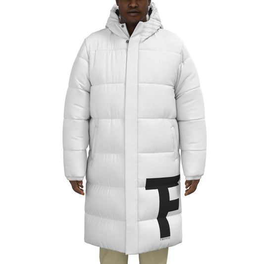 TODDFRE$H WHITE LONG PUFFER